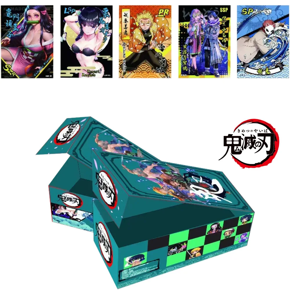 Новинка 2024 игрушка-убийца демонов японские настольные игры с почтовыми картами
