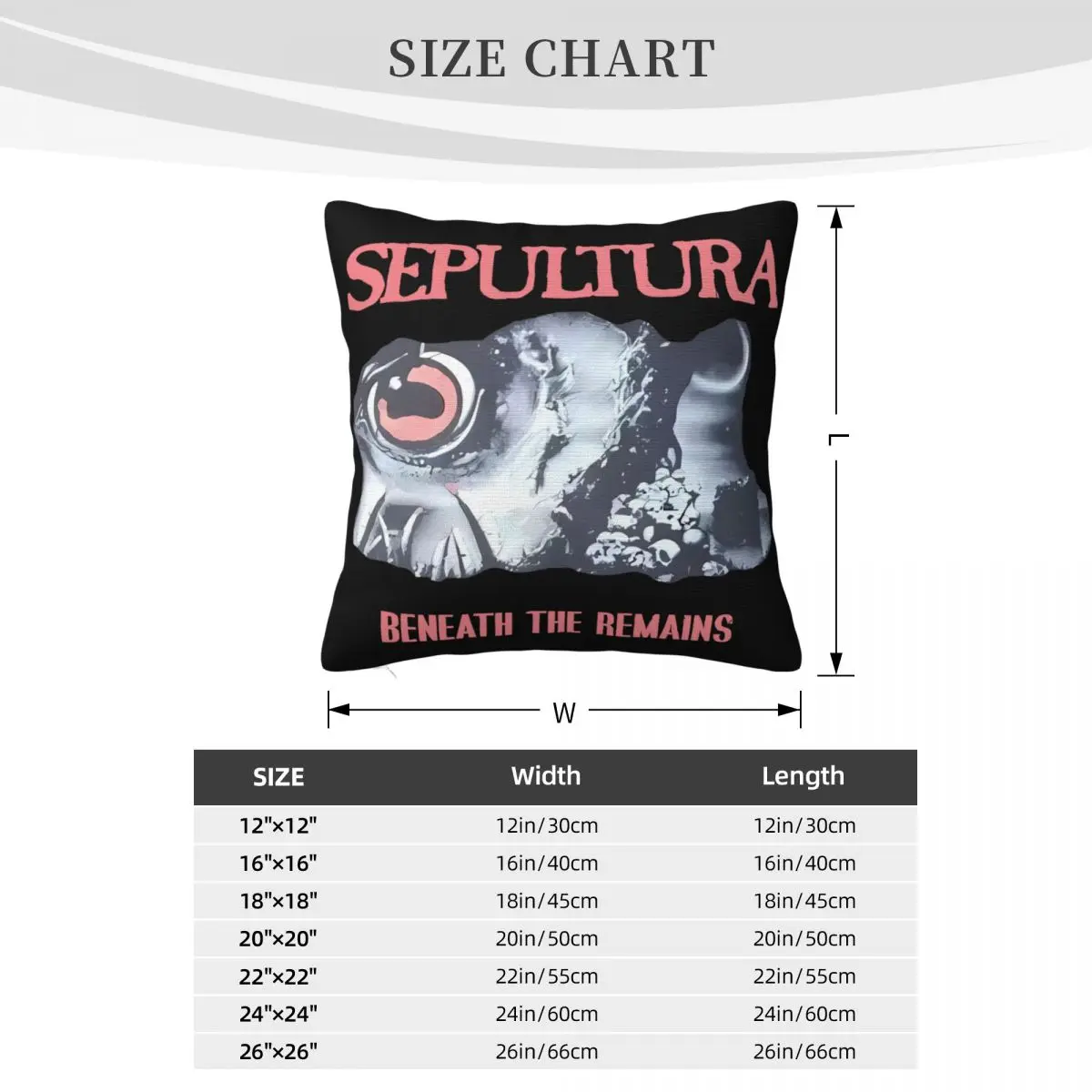 Декоративные подушки Sepultura декоративные наволочки под кожу