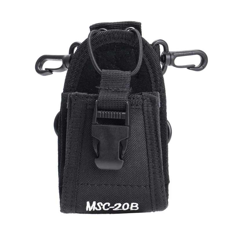 1x MSC-20B Walkie Talkie Nylon Pouch Case Holder Radio Nylon Bag For BAOFENG High Quality Accessories