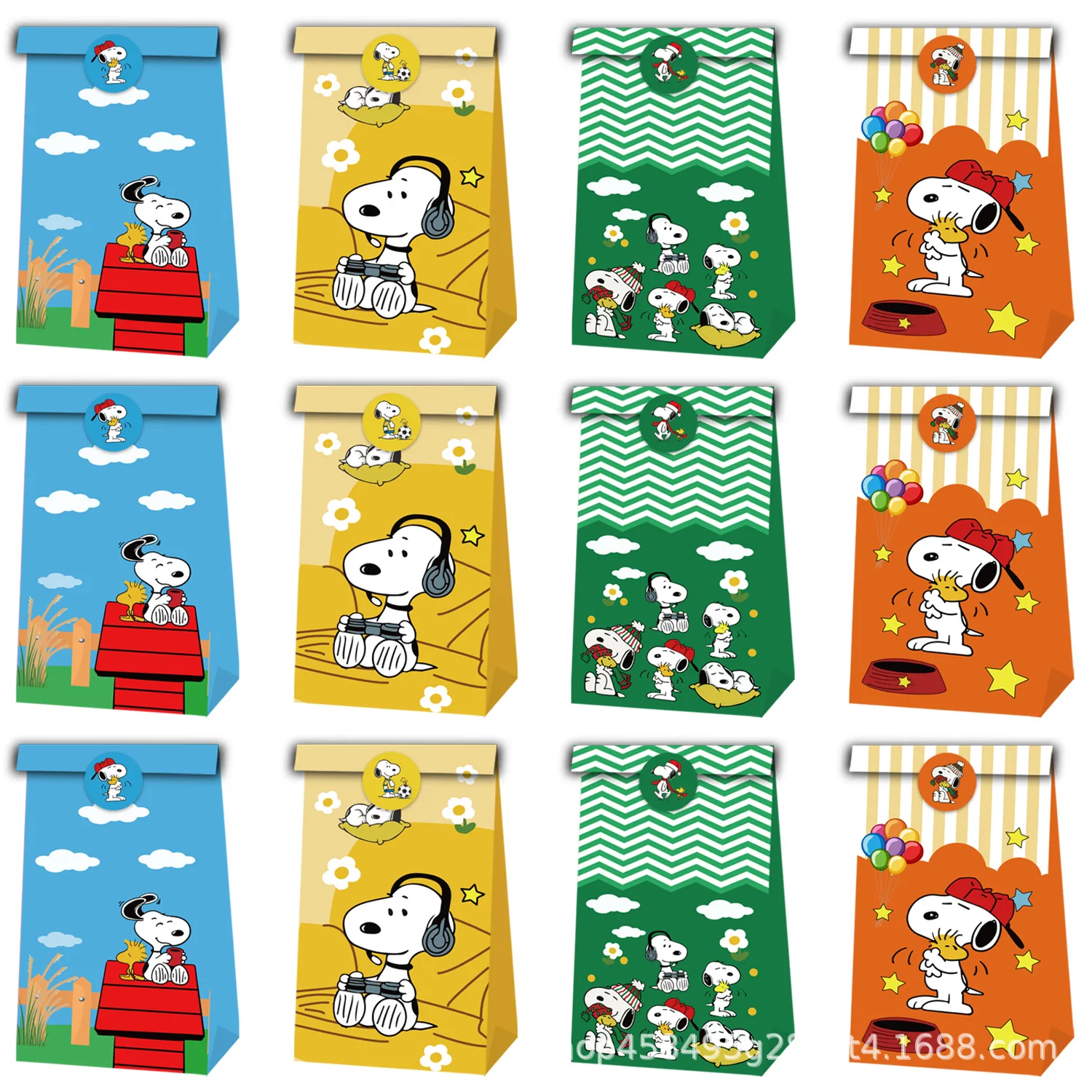 

Набор из 12 сумок Snoopy для конфет и печенья MINISO