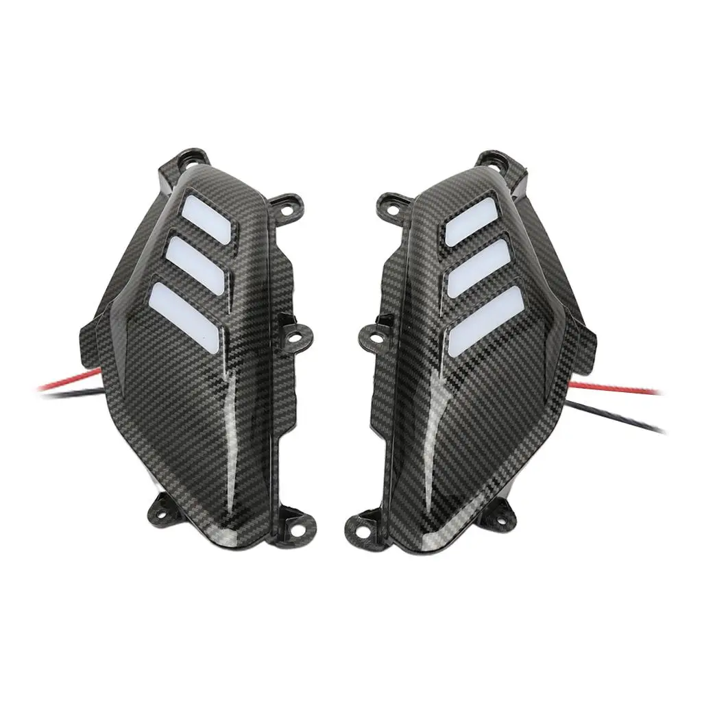 

Motorcycle Rear Side Guard Cover Cap with LED for 155 17-19