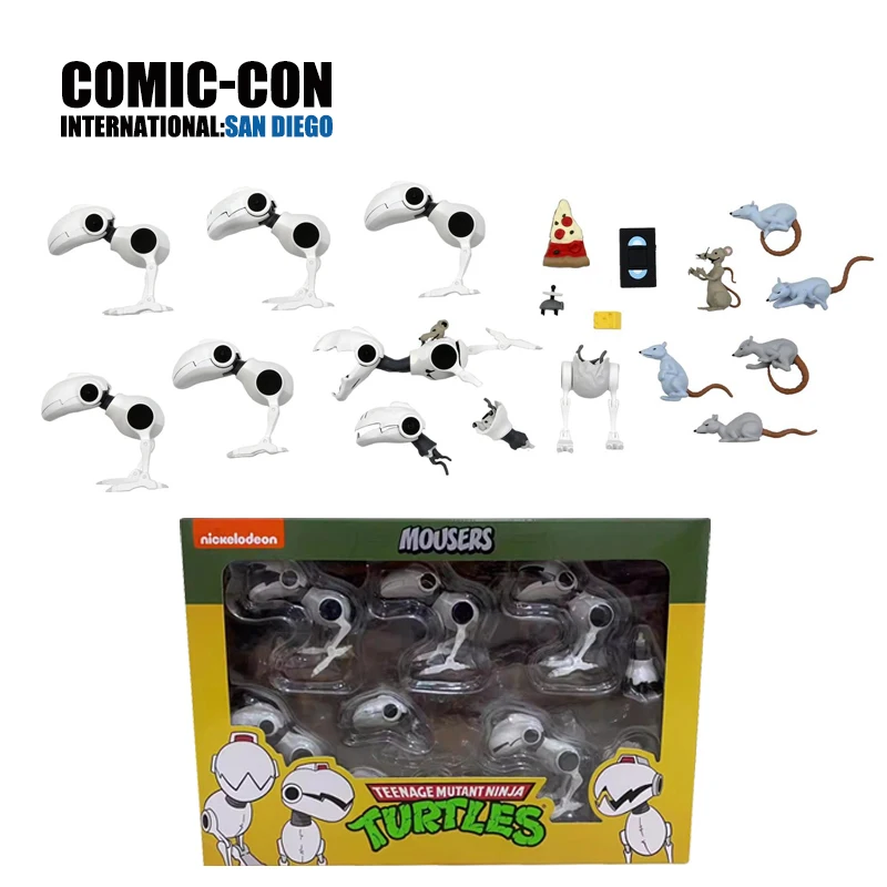 NECA Черепашки-ниндзя Mouser мультипак. масштабная фигурка 100% оригинал