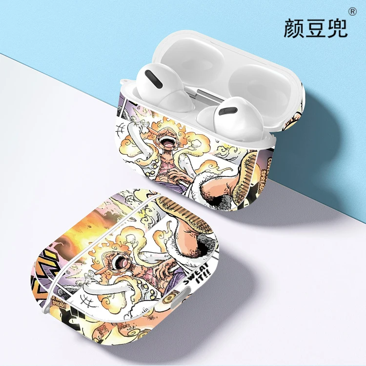 

Luffy Anime NIKA For Apple AirPods 2 1 Case Black Silicone Protective Cover for AirPods Pro 2 Cases For AirPods 3 Earphone Cases