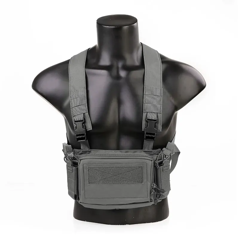 Фото Emersongear тактическая D3CR микро нагрудная установка модульная Пряжка для перевозки тарелок охотничий жилет страйкбольный боевой тренировочны... №2