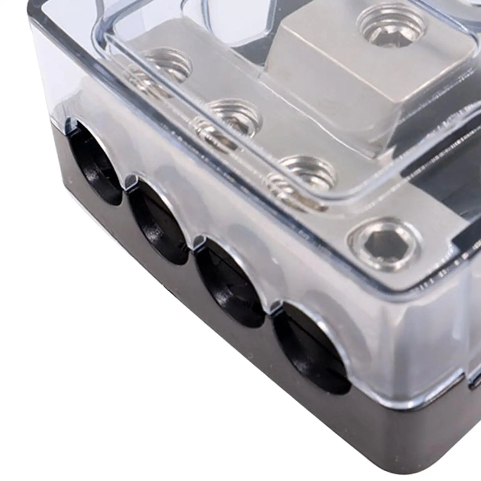 

Power Distribution Block 4 Way Car Amplifier Audio Splitter 1 input 4 Output Wire Distribution for Boat Vehicles Auto Car RV ATV