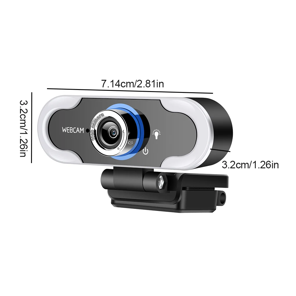 Компьютерная камера 1080P USB Φ веб-камера белая Φ 5500K рабочая камера с микрофоном камера