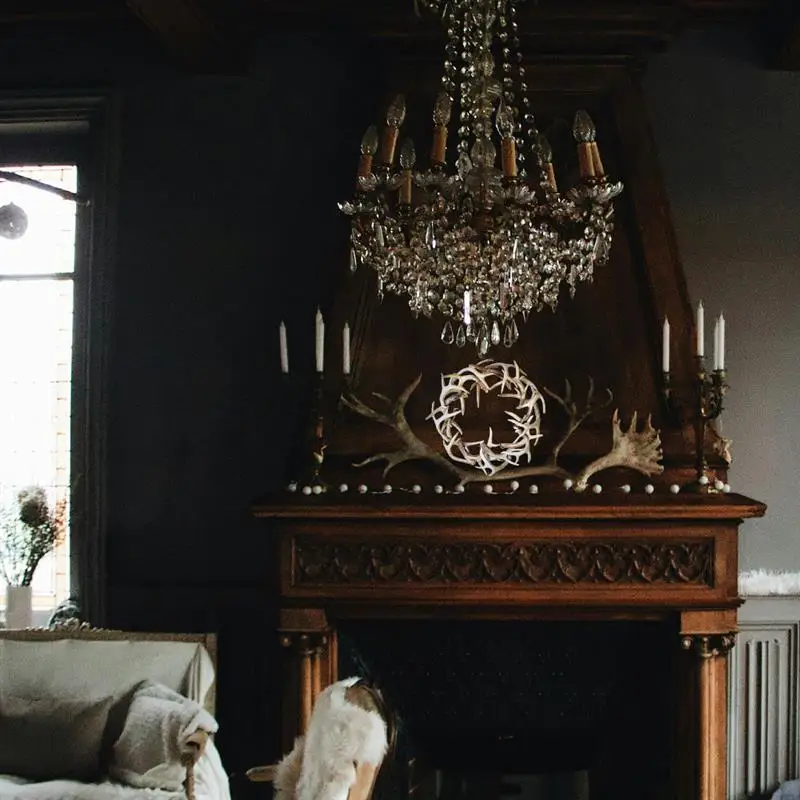 Рождественский венок на входную дверь декоративный рождественский из смолы с