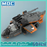 space wars elite dangerous diamondback explorer space shuttle model moc building block diy bricks toys for birthday xmas gifts
