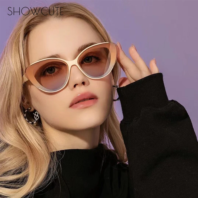 

Popularity Cat Eye Sunglasses Woman Vintage Style Small Color Gradient Sun Glasses For Women Fashion New Sonnenbrille Damen