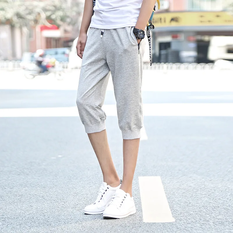 

A748 Large size shorts men shorts for men summer color code Male Fitness Men's casual fifth loose summer KS1567