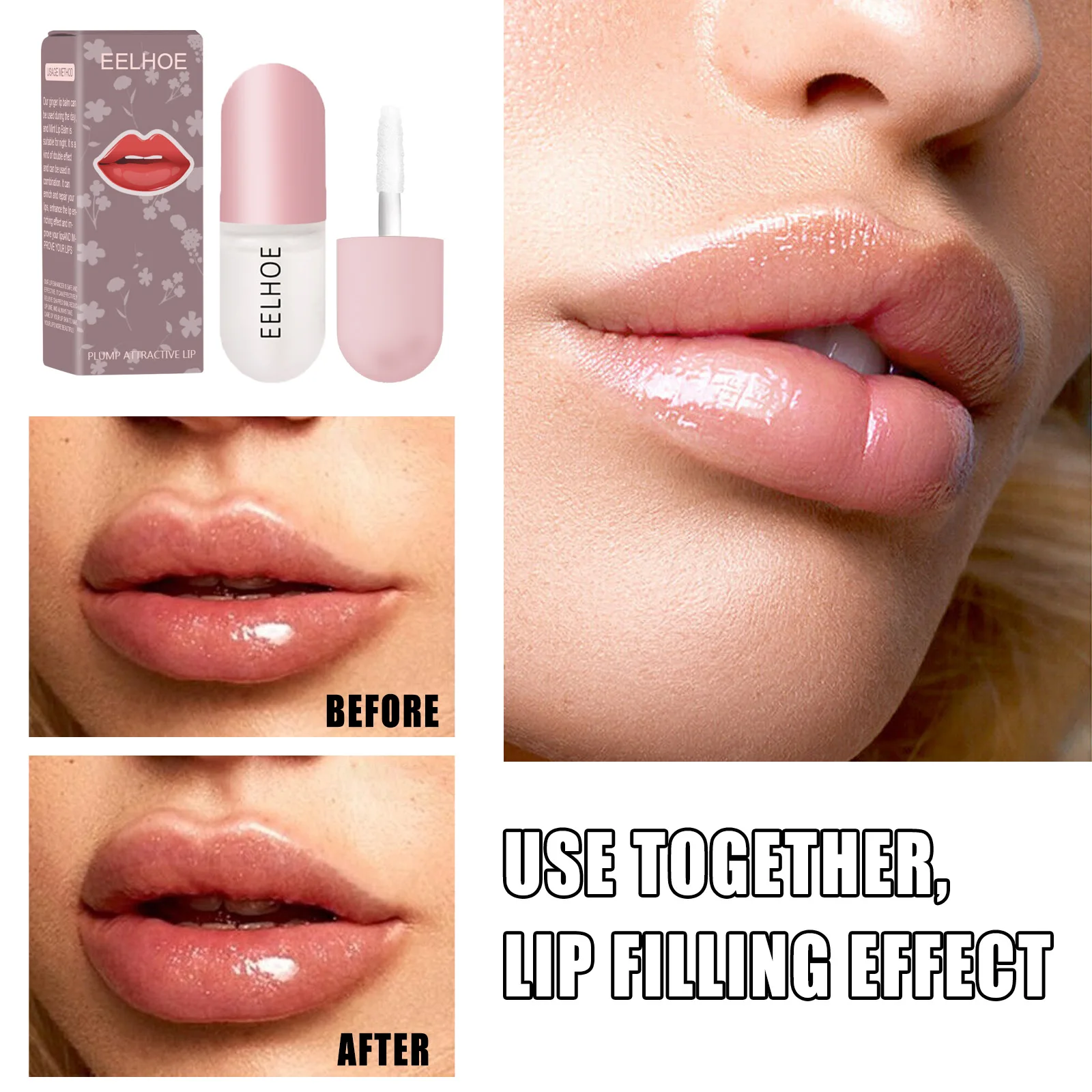 

20g Volumising Lips Plumper Repairing Reduce Lip Fine Lines Mask Long Lasting Moisturizer Care LipOil Sexy Plump Serum