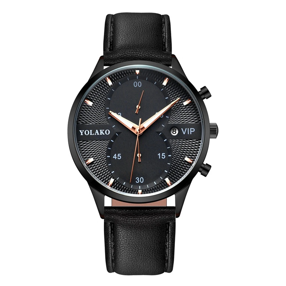 Часы наручные мужские кварцевые люксовые модные спортивные простые деловые с