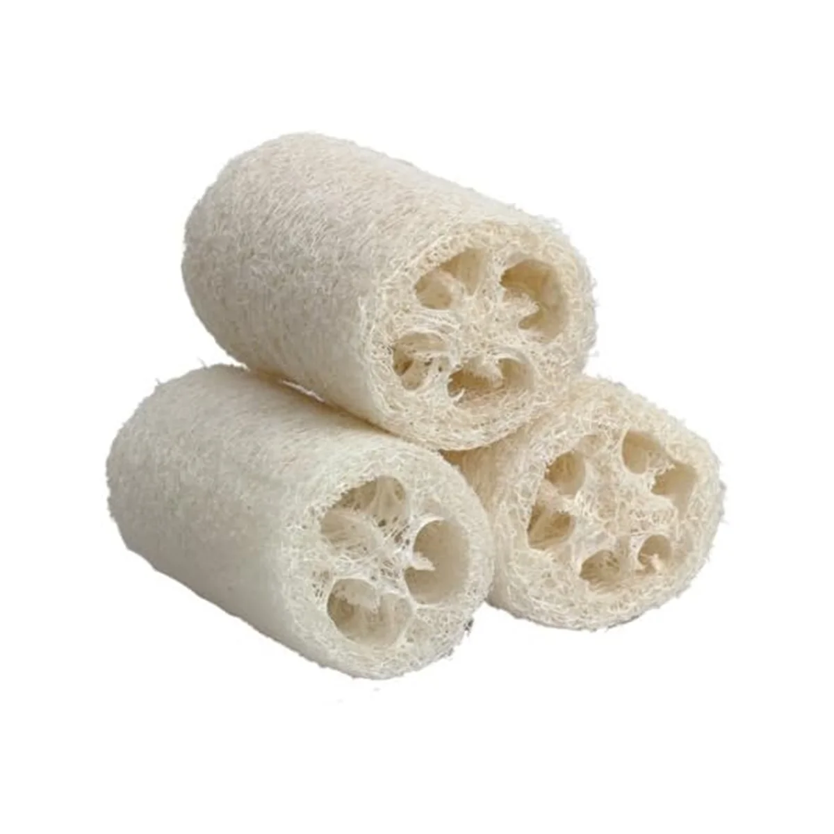 

50PcsNatural Loofah Exfoliating Body Shower Loofah Sponge,Premium Exfoliating Biodegradable Loofah