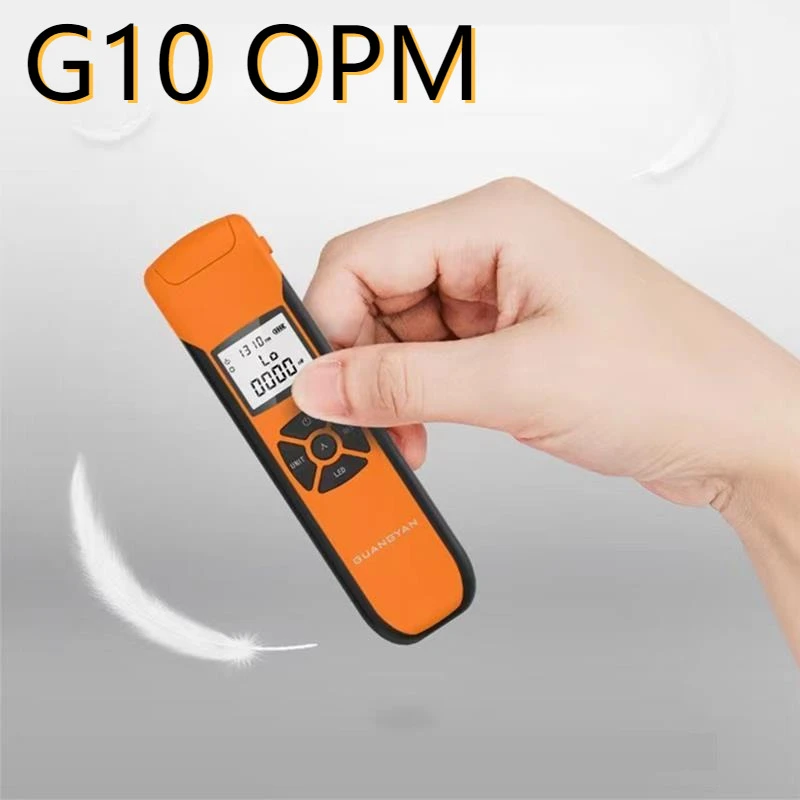 

G10 Optical Power Meter New High Precision Rechargeable Battery Fiber Optic Power Meter With Flash Light opm Free Shipping