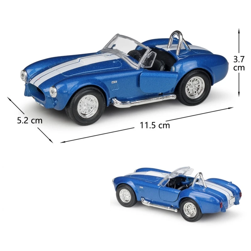1/36 Ford Shelby Cobra 427 S/C Ретро модель игрушечного автомобиля WELLY литой автомобиль