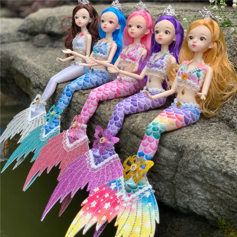 Новинка 30 см свадебная кукла Русалочки 1/6 Bjd набор кукол 13 суставов подвижная мода