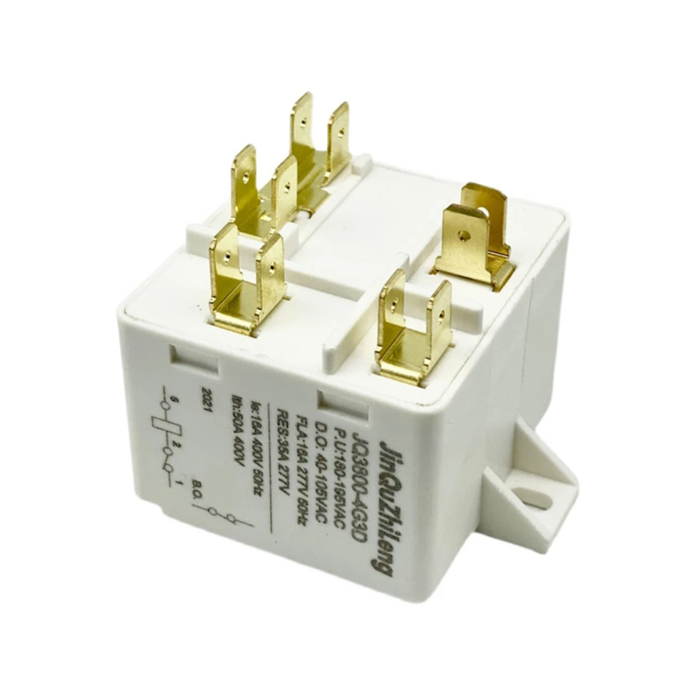 

5 Pin Compressor Relay Starter JQ3800-4G3D/JQHR3800-4G3D For Air Conditioner Refrigerator Ice Maker Repair Accessories