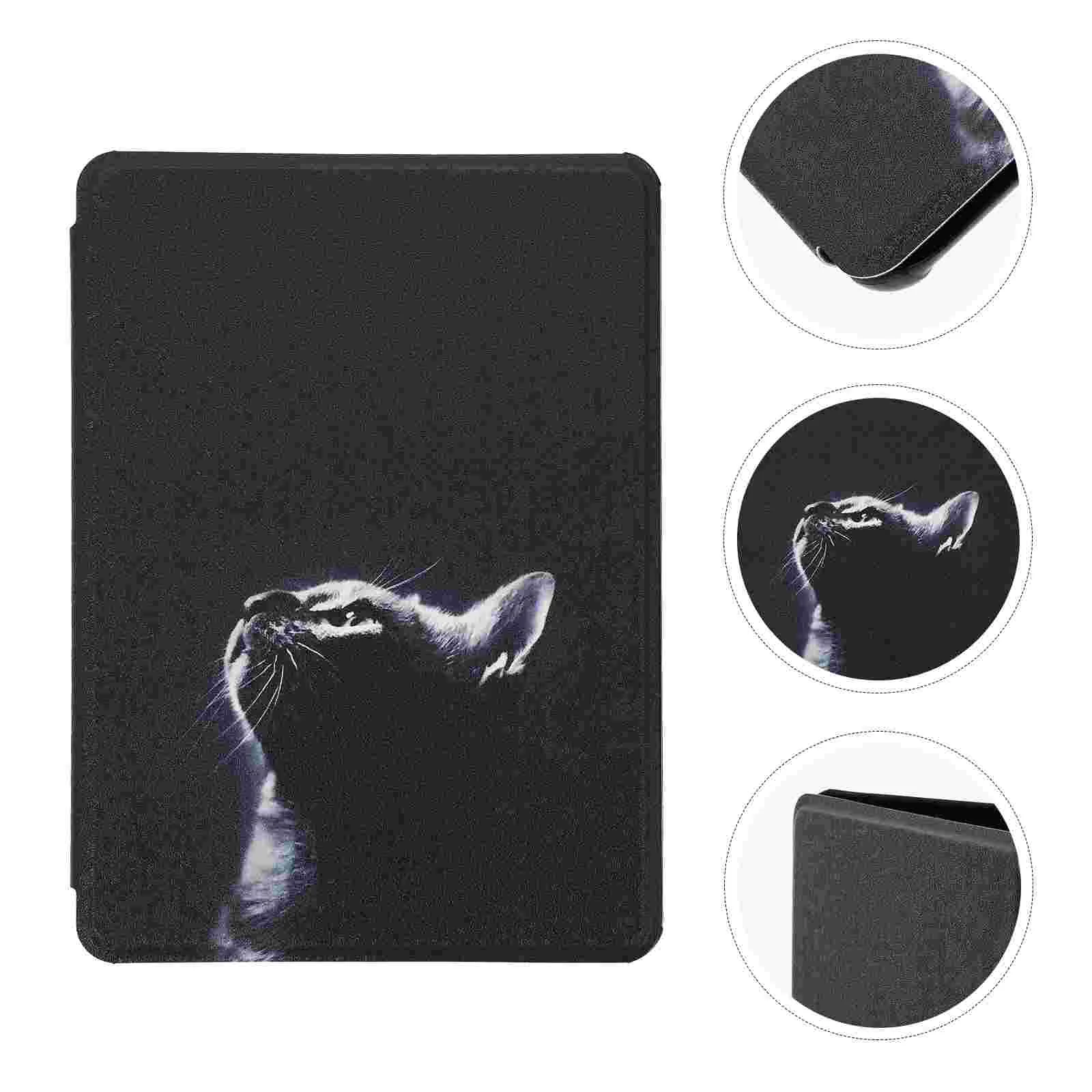 

1pc Black E-book Protective Cover Book Cover Suitable for Youth Version