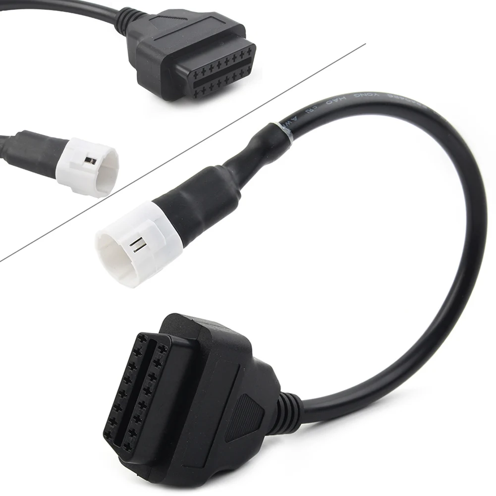 Кабель-адаптер диагностического сканера OBD2 для мотоцикла с 3 контактами на 16