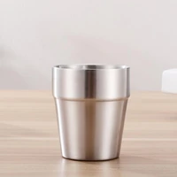 mugs double wall stainless steel cups and mugs metal cold beer cup bar party coffee mug tumbler 175ml drinkware kitchen tools