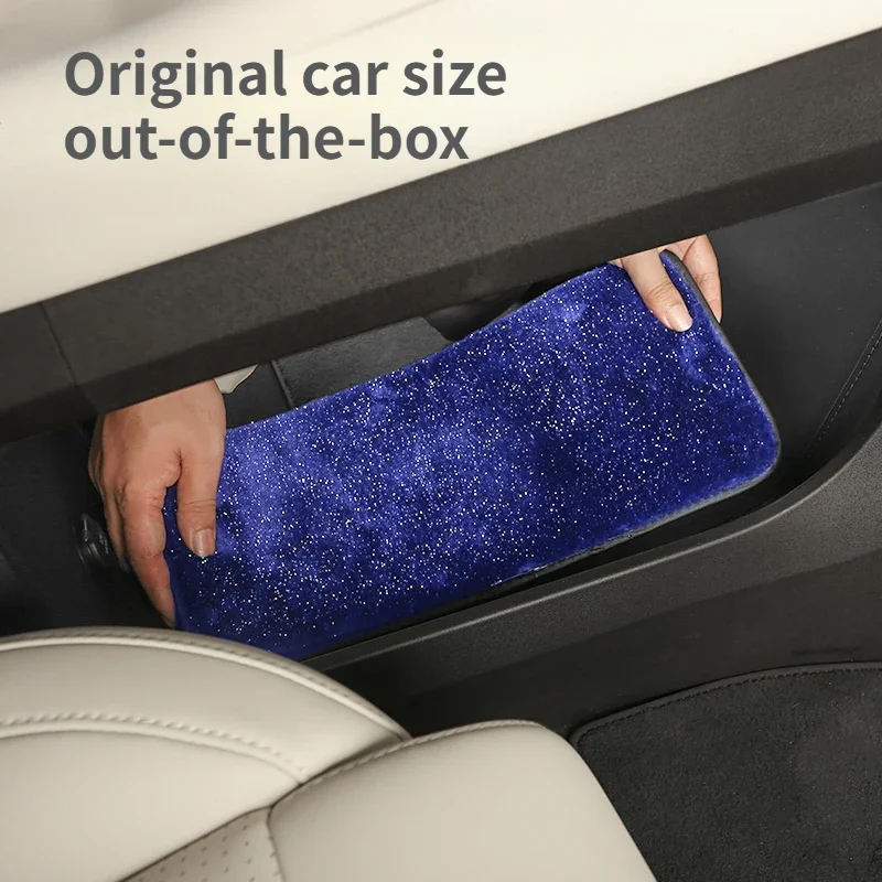 Для 23-24 NIO ES6 центральная консоль под коврик для хранения одеяло со звездой