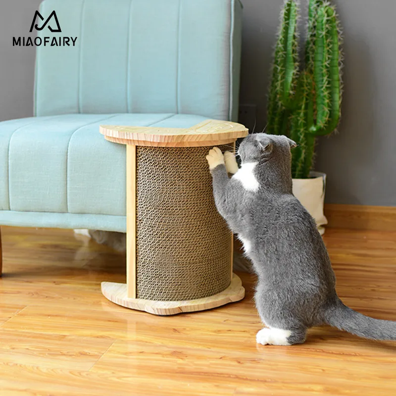 

Cat scratching post guard sofa solid wood sofa claw sharpening cat supplies protect sofa corner cat scratching post