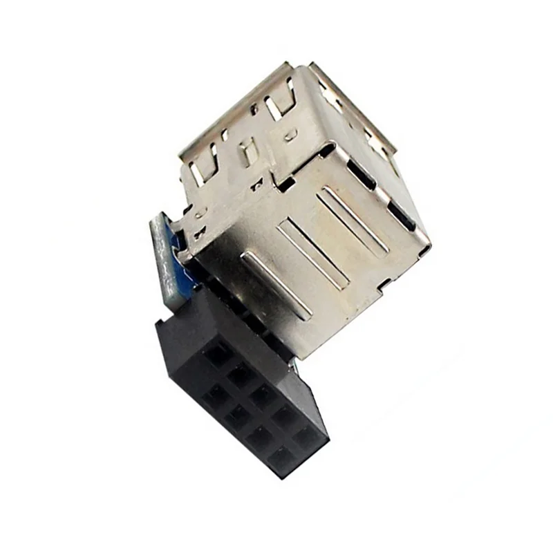 Разъем материнской платы на два USB 2 0 черный