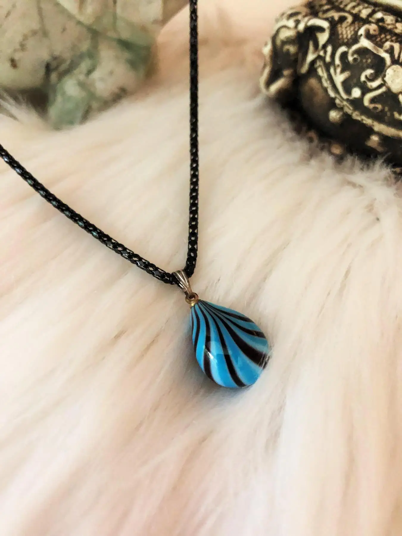 

Murano Camı Handmade Women Necklace Mrn52