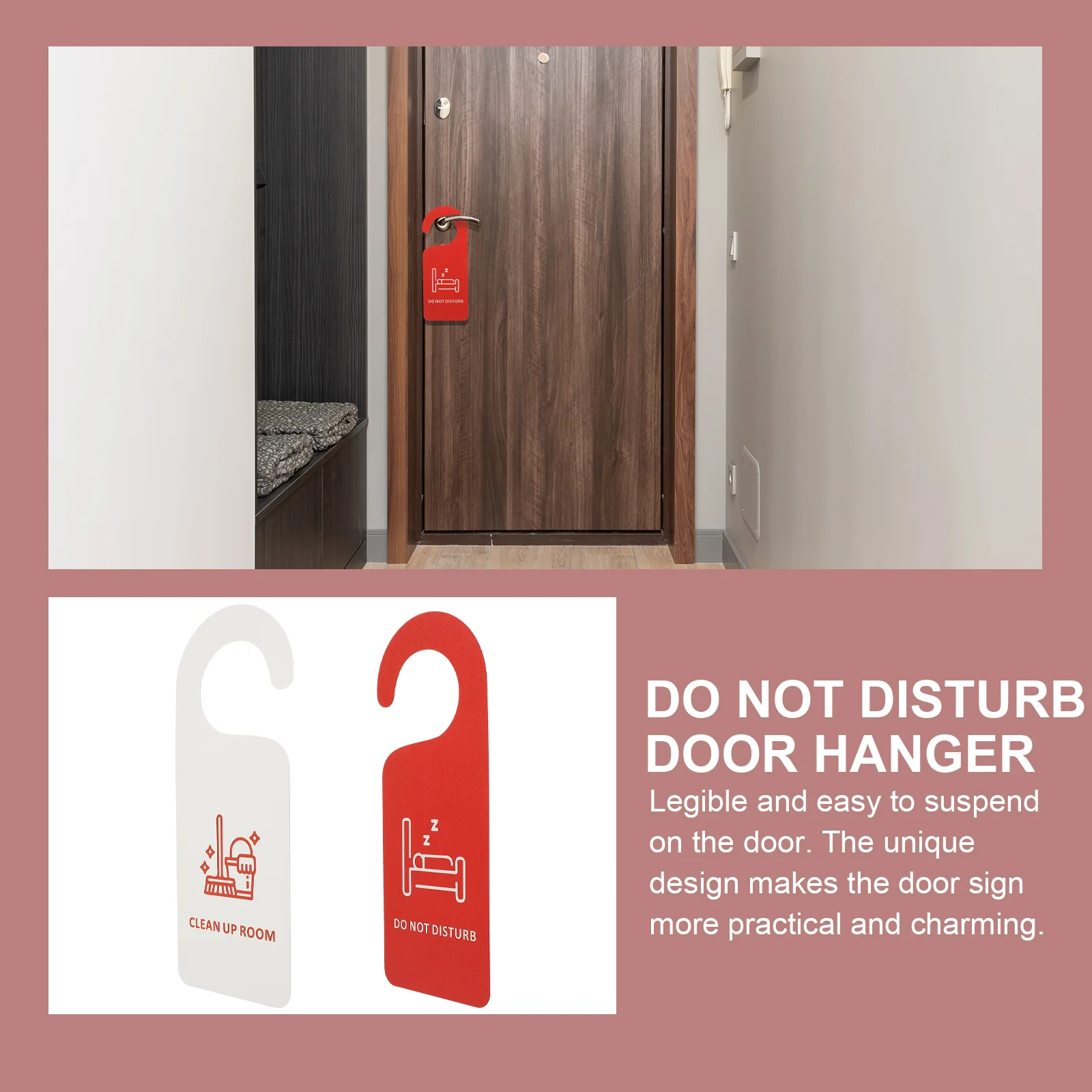 Не беспокоить в списке двойная боковая ручка знаки офисная дверная вешалка