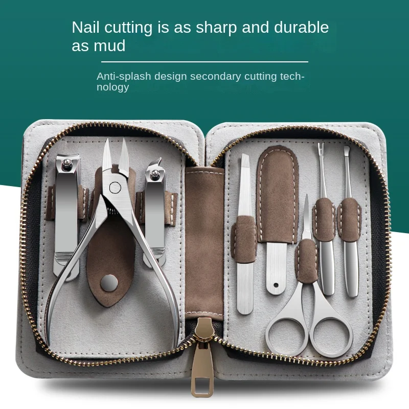 

Cut Nail Clippers Set Nail Clippers Manicure Manicure Implement Full Set Stainless Steel Bent Nose Plier Nail Scissors Gift