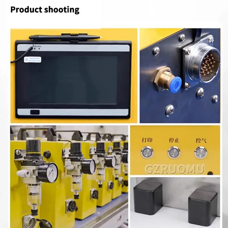 Портативная маркировочная машина VIN код 80*40/120*50/150*80 мм пневматическая для