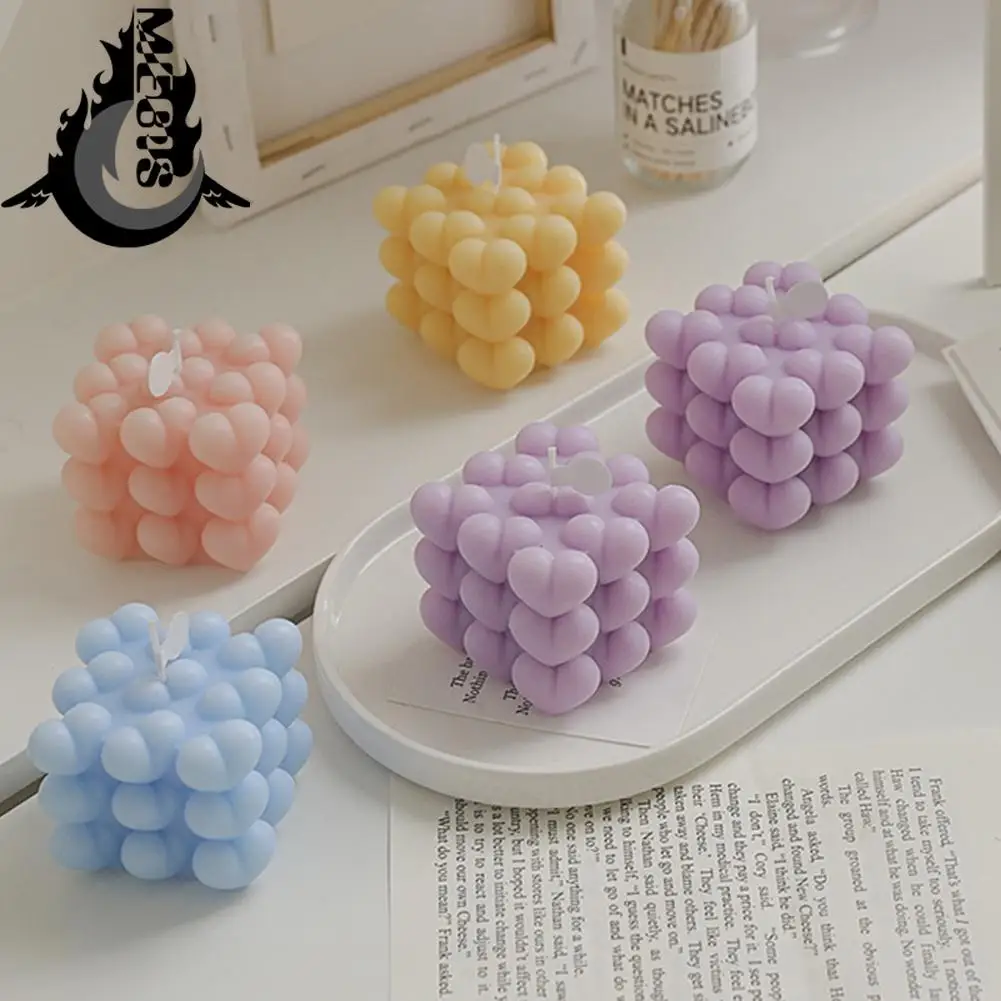 

Heart Ball Cube Aromatherapy Candle Modeling Ornaments Soy Wax Scented Candle Gift Creativity Decoration Tools