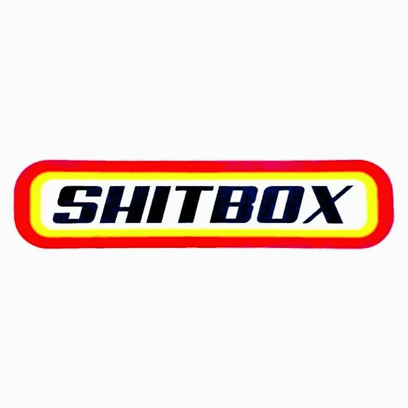 

Наклейки для украшения автомобиля ДЛЯ Shitbox Наклейка Кляп Забавная забавная наклейка 20 см ПВХК