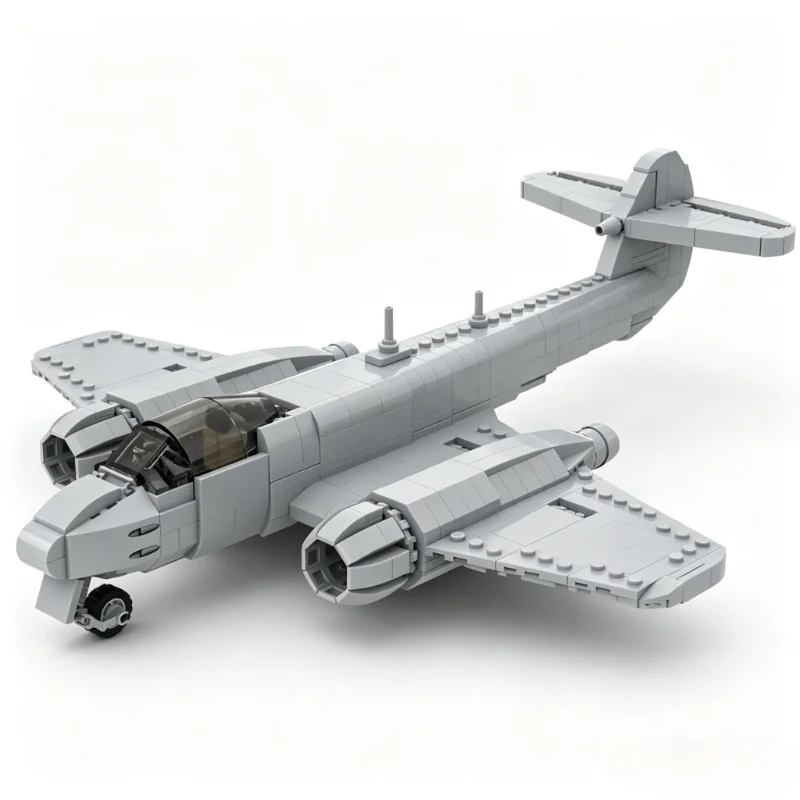 Фото 831 деталь, масштаб 1:35, модель военного реактивного самолета Gloster Meteor F Mk.4, конструктор, развивающая игрушка-головоломка, подарок №2