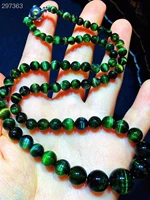 natural green tourmaline gemstone necklace pendant clear round beads 4 11 2mm bracelet woman aaaaaa genuine