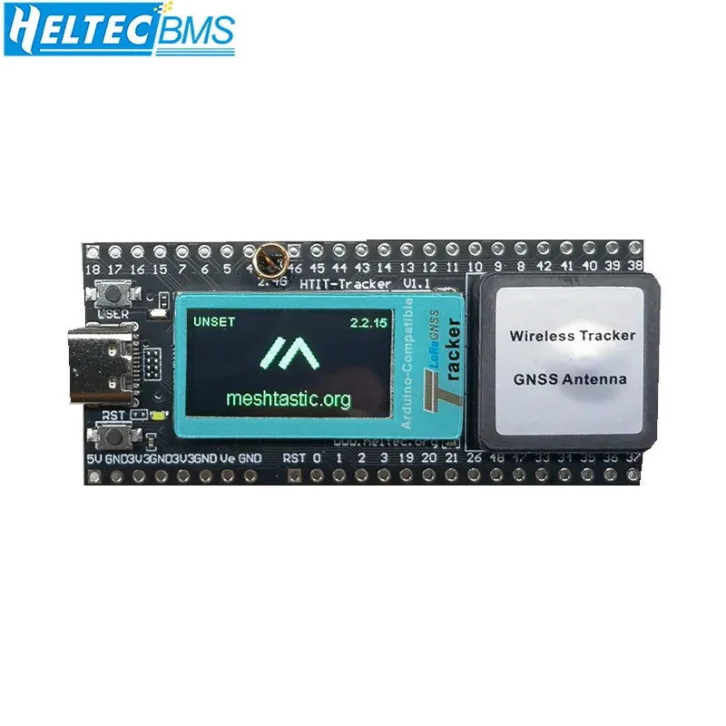 Беспроводной GPS-трекер Heltec Lora аксессуар IOT для Arduino Wi-Fi LoRa Bluetooth GNSS OLED-дисплей ESP32-S3FN8
