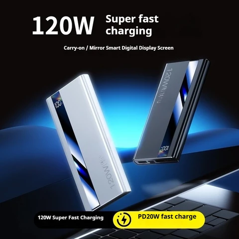 Внешний аккумулятор (Power Bank) 10000 мАч с двумя портами USB-A для iPhone 15 Pro, Samsung S23, Xiaomi 14