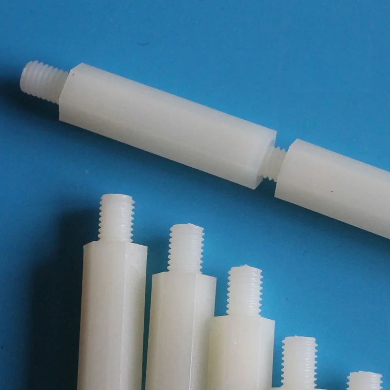 

100 шт. M4 4 мм нейлоновая пластиковая стойка Шестигранная распорка абстендальная абстендбользен штырь-гнездо с гайками 100 шт.