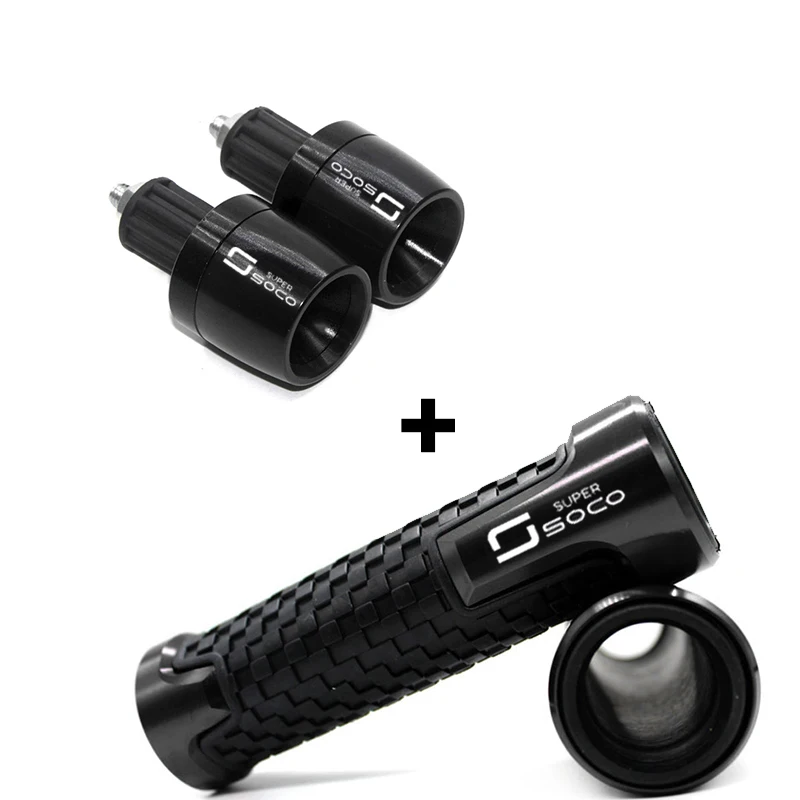 

Мотоциклетные аксессуары для SUPER SOCO CPX CUX TC 50/MAX/WANDERER TS, алюминиевые ручные ручки с ЧПУ, наконечник ручки