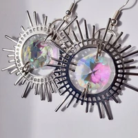 sun suncatcher earrings shopbop celestial crystal drop earrings handmade jewelry glamour goddess jewelry