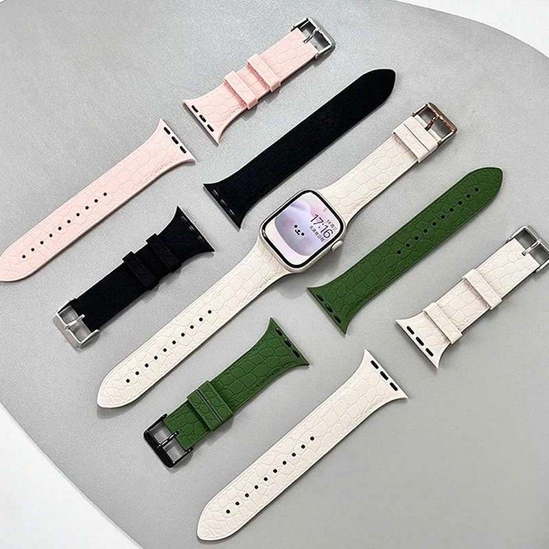 Фото Силиконовый ремешок для Apple Watch, 45 мм, 44 мм, 46 мм, 40 мм, 41 мм, 42 мм, 49 мм, спортивный браслет, ремешок для iWatch серий 11, 10, 9, 8, 7, 6, SE, Ultra №5