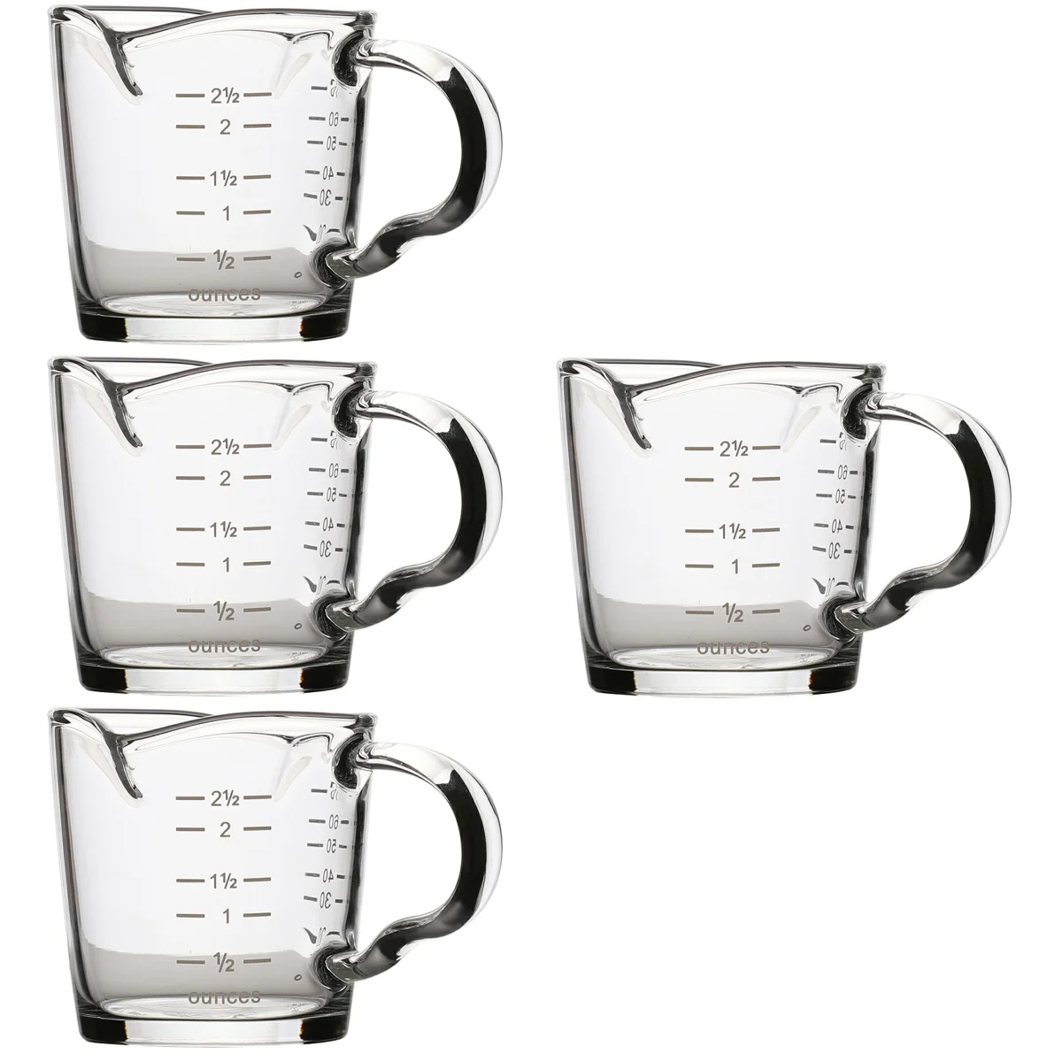 

Cup Cups Measuring Coffee Milkespresso Mug Creamer Glasses Barista Pitcher Handle Scale Drinking Dispenser Shot Spout