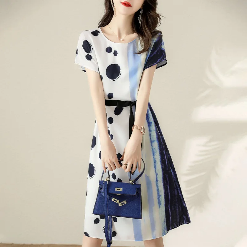 

Woman Dress Maxi Dresses for Women Printing Korean Version Breathable Spring and Summer Vestidos De Verano Mujer 2022