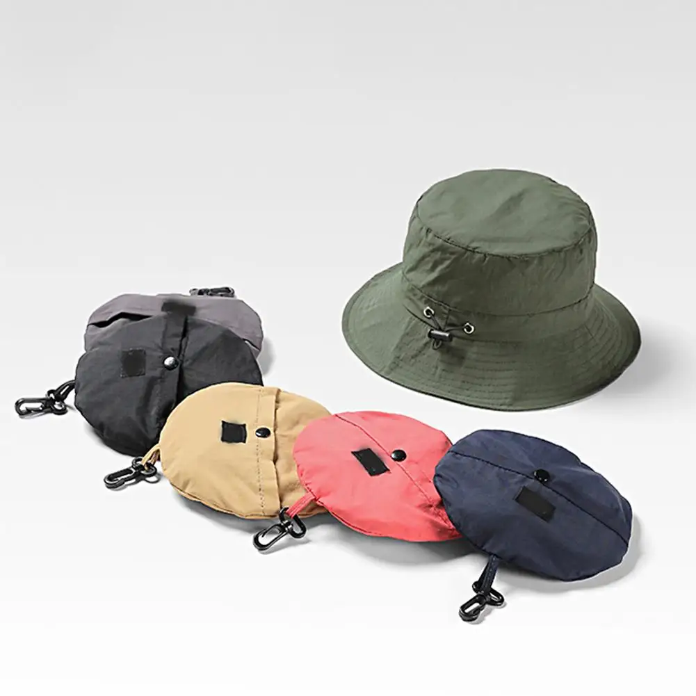 

Fishing Hat Unisex Hiking Sunscreen Adjustable String Beach Fisherman Hat