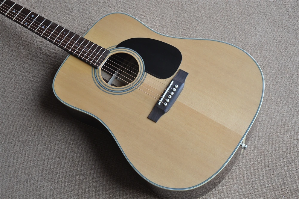 

solid Spruce top natural acoustic Guitar D type 28 model 41" guitar In stock 418