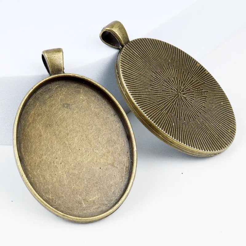 Подвеска/фурнитура для кабошона/камеи 20 шт. под античное серебро/бронзу/золото 3