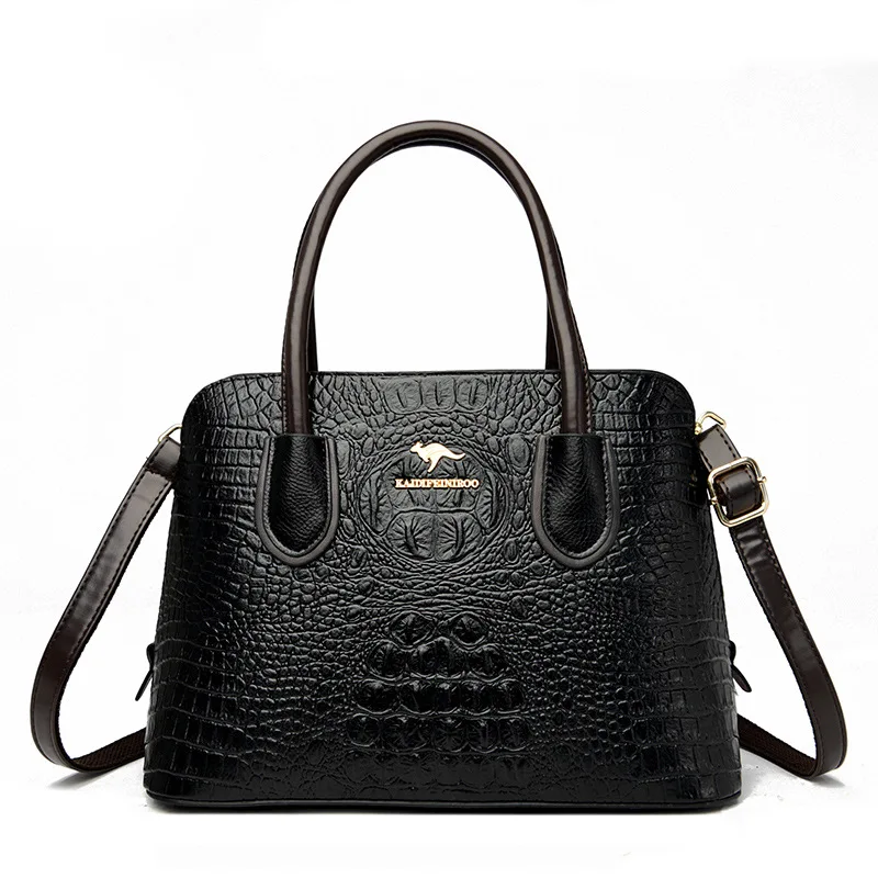 

Crocodile Pattern Large Capacity Luxury Brand Designer Wallets and Bag for Women Women's Handbags Fashion Shopping Shoulder Bags