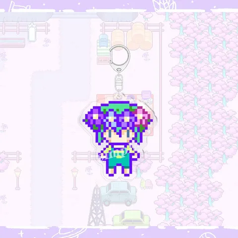 Брелок Omori Pixel Basil Kel Sunny