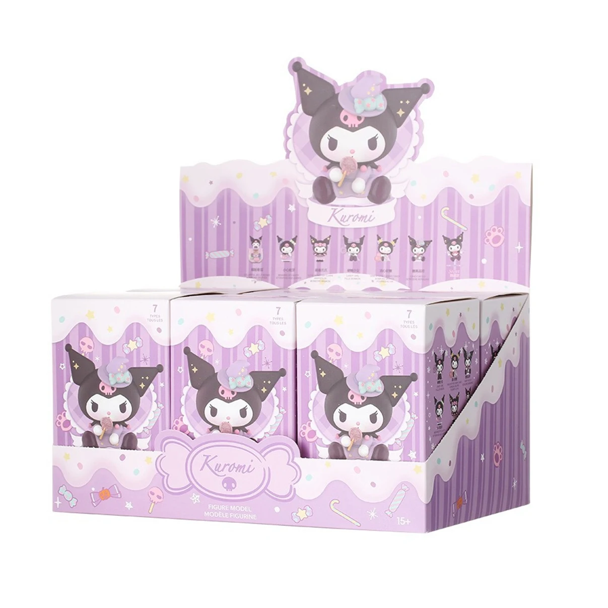 

Cute Kuromi Kawaii Doll Trick Or Treat Without Sugar Sanrio Figures Blind Box Cartoon Kids Mystery Box Toys Model Surprise Gift