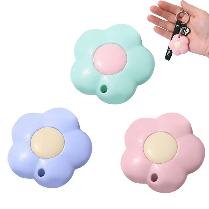 

Package Box Cutter Cartoon Flower Shape Mini Retractable Cutters With Hanging Hole 3 Pieces Auto Keychain Pocket Utility Letter